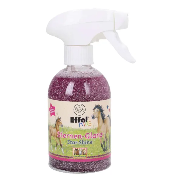 Effol Kids sprej z bleščicami za konje.