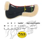 Podloga za sedlo Kavalkade Lamb Pocket - slika 2