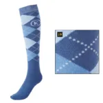 Čarape Kavalkade plava/svijetloplava