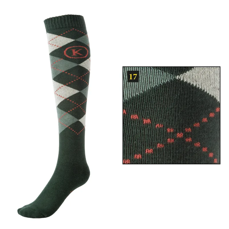 olivna naravna Čarape Kavalkade maslinaste/prirodne - slika 1